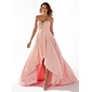 Empire Sweetheart Asymmetrical Chiffon Prom Dress With Ruffle Beading (018020806) Empire Sweetheart Asymmetrical Chiffon Prom Dress With Ruffle Beading (018020806)